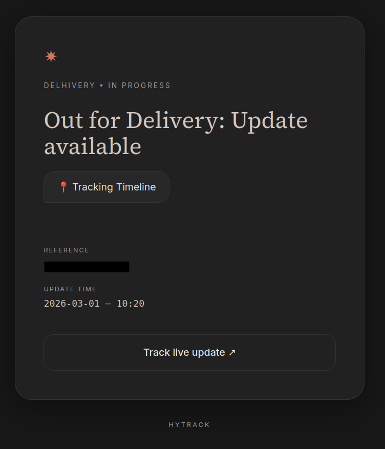 Out for Delivery