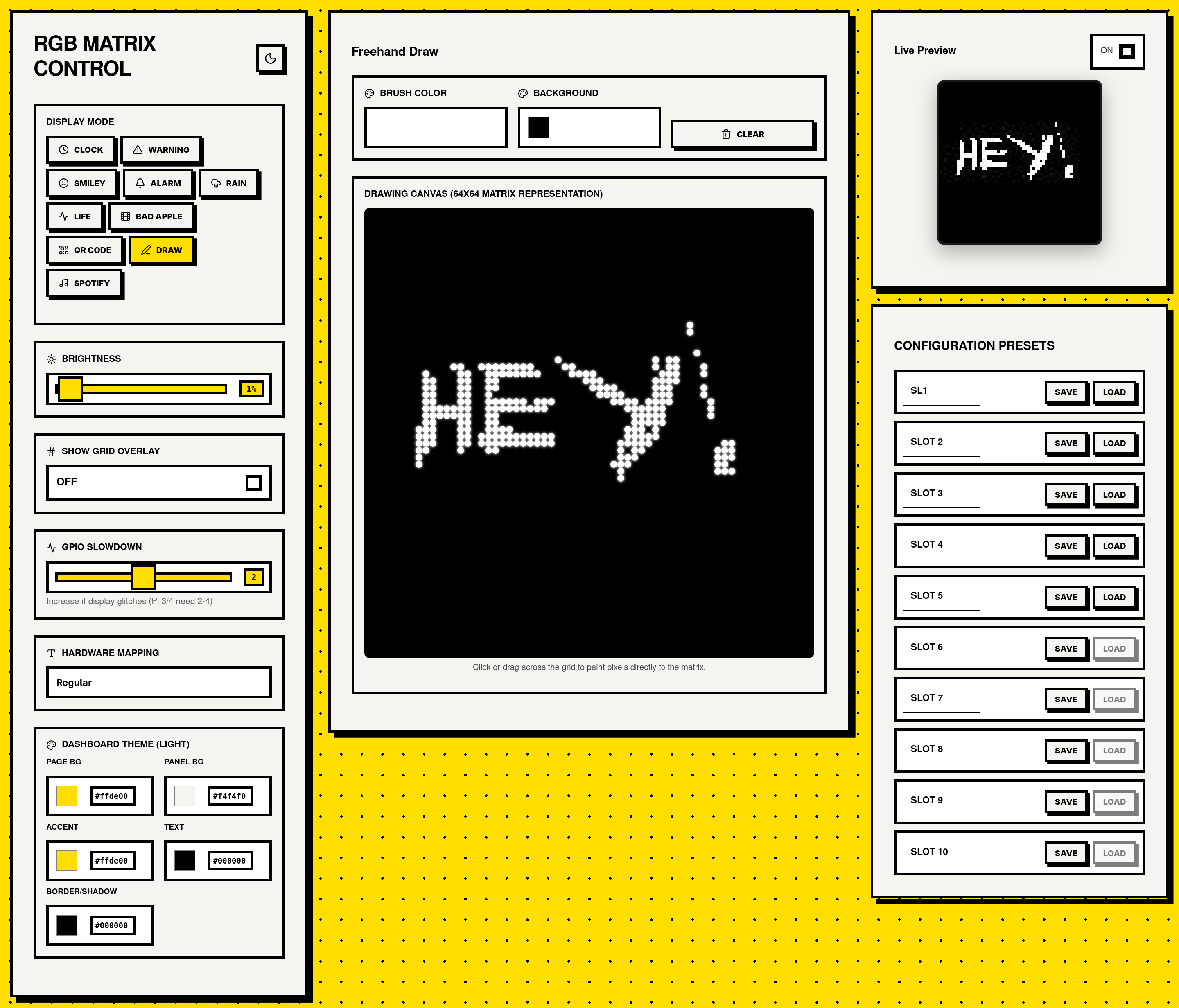 WaveDisp Dashboard Interactive Drawing canvas interface