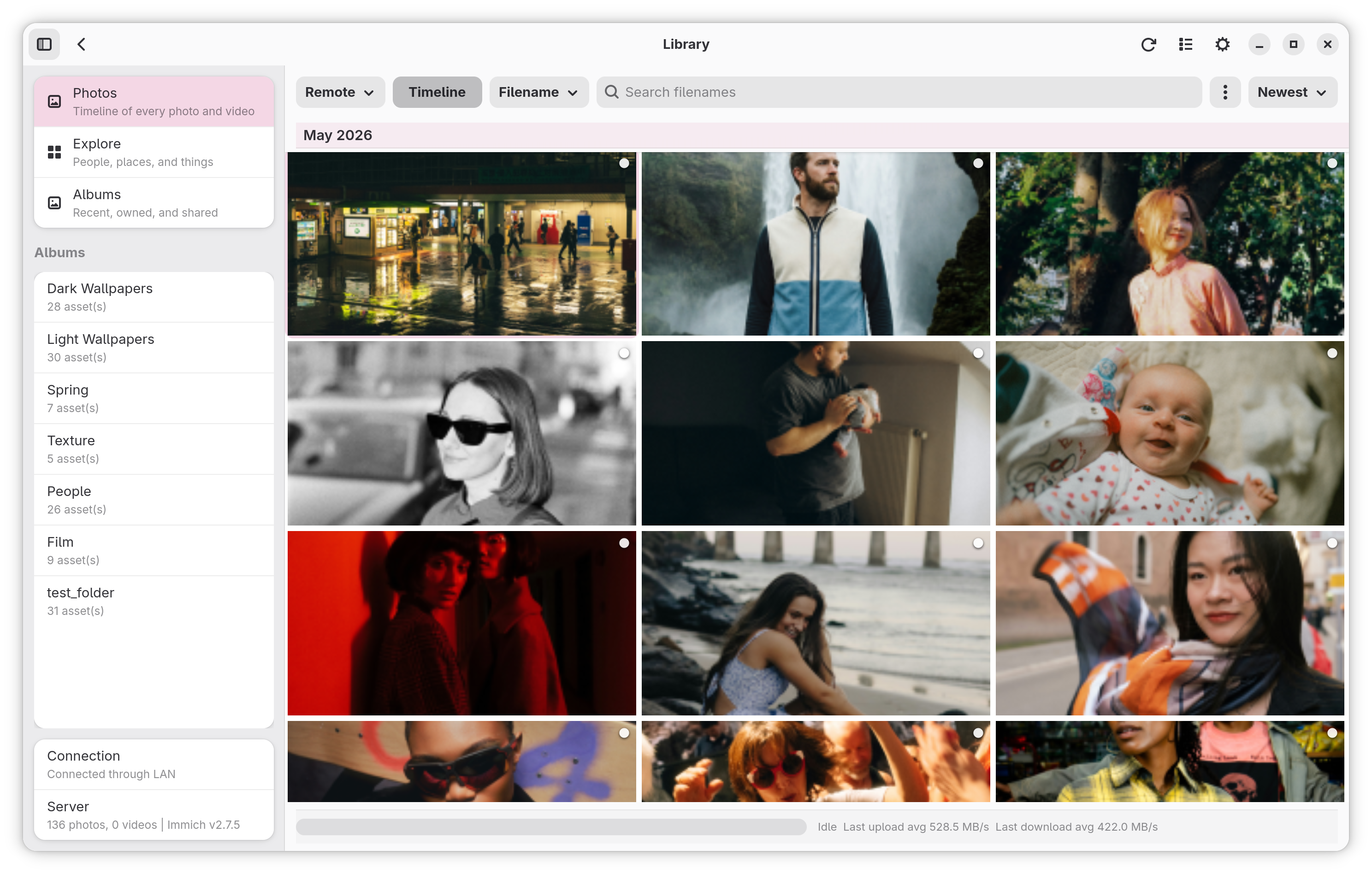 Mimick library light theme